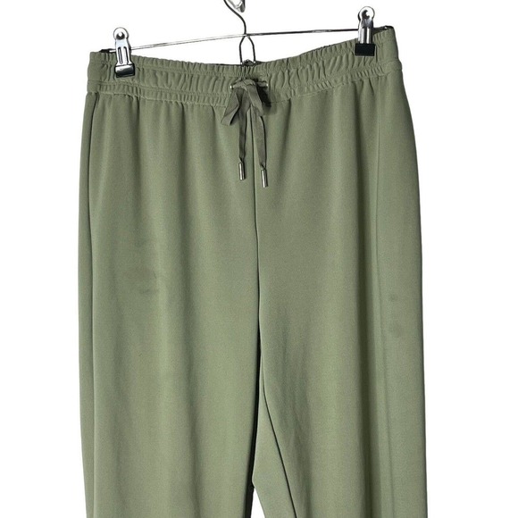 Joie Women's Size M Pull On Pants Stretch Elastic Waist Drawstring Moss Green - Picture 2 of 8